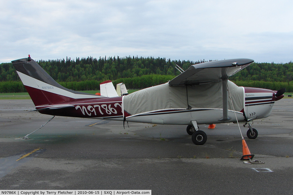N9786X, 1962 Cessna 210C C/N 21058086, 1962 Cessna 210C, c/n: 21058086 at Soldotna