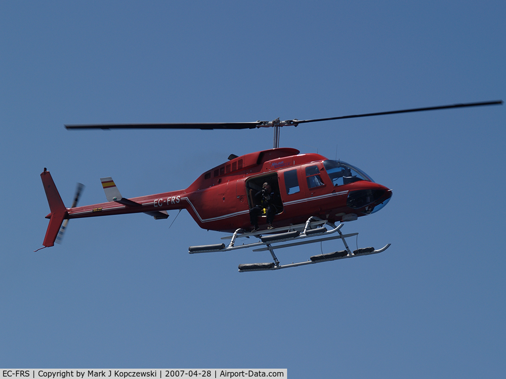 EC-FRS, 1980 Bell 206L-1 LongRanger II C/N 45412, Taken in the Gibraltar Strait.