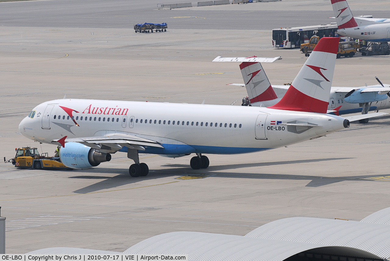 OE-LBO, 1998 Airbus A320-214 C/N 776, Austrian Airlines Airbus A320-214