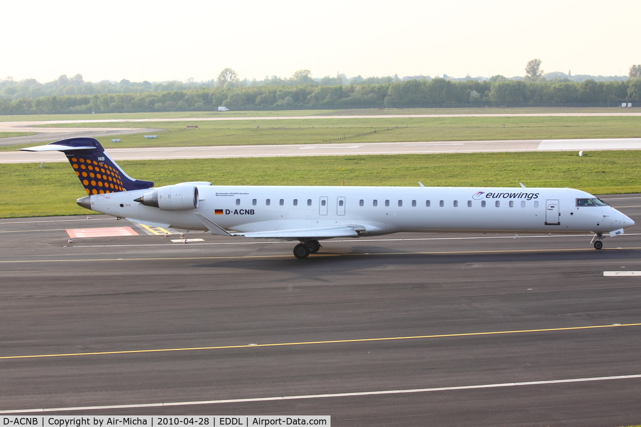 D-ACNB, 2009 Bombardier CRJ-900ER (CL-600-2D24) C/N 15230, Eurowings, Canadair CL-600-2D24 Regional Jet CRJ-900LR, CN: 15230, Name: Wermelskirchen