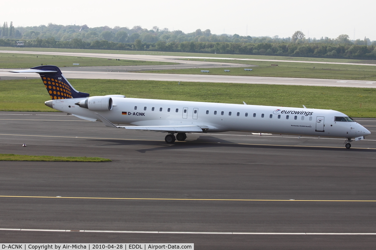 D-ACNK, 2010 Bombardier CRJ-900LR (CL-600-2D24) C/N 15251, Eurowings, Canadair CL-600-2D24 Regional Jet CRJ-900LR, CN: 15251