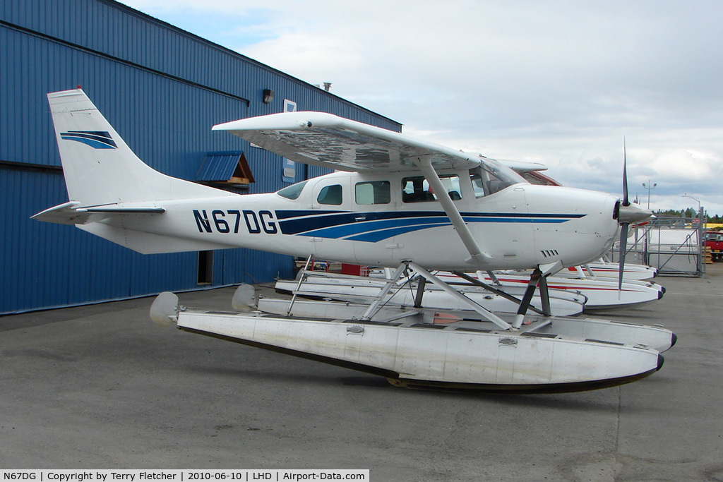 N67DG, 1974 Cessna U206F Stationair C/N U20602375, 1974 Cessna U206F, c/n: U20602375 at Lake Hood
