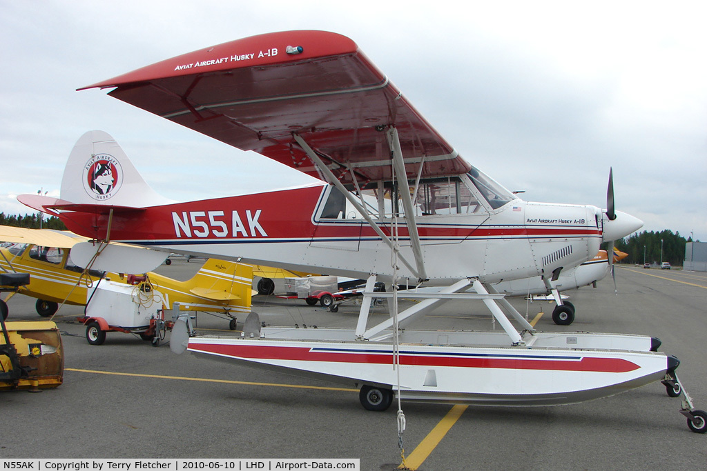 N55AK, 2000 Aviat A-1B Husky C/N 2129, 2000 Aviat Aircraft Inc A-1B, c/n: 2129 Husky at Lake Hood