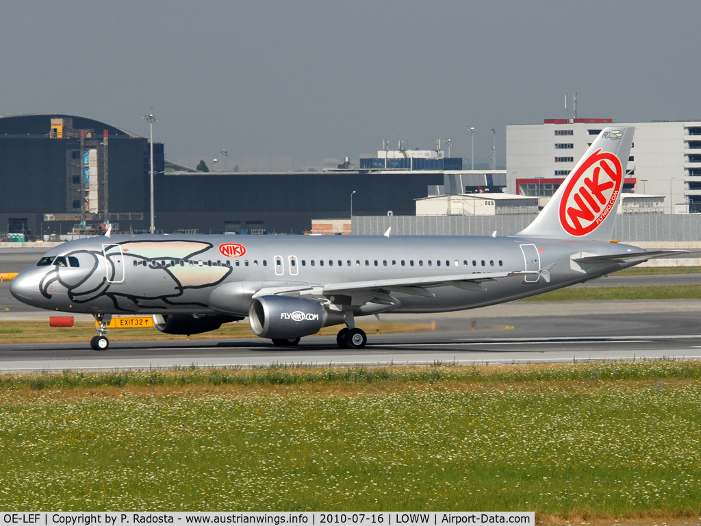 OE-LEF, 2010 Airbus A320-214 C/N 4368, Niki's newest Airbus 320 - just one day in service at the time of that picture