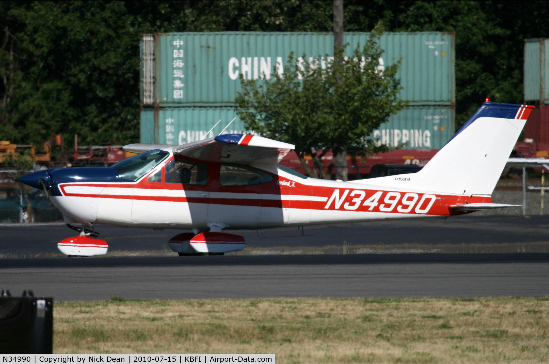 N34990, 1974 Cessna 177B Cardinal C/N 17702141, KBFI
