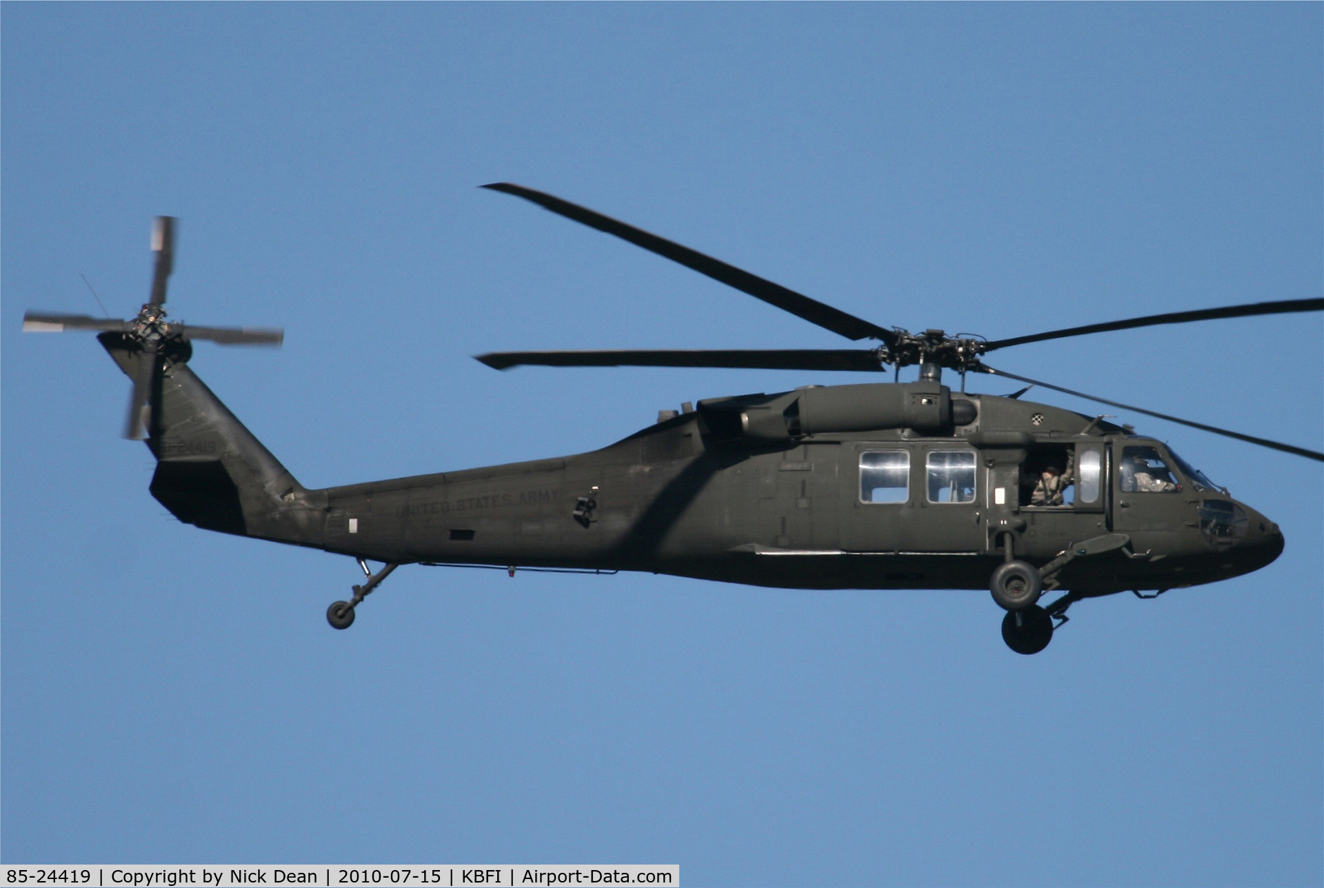 85-24419, 1985 Sikorsky UH-60A Black Hawk C/N 70898, KBFI