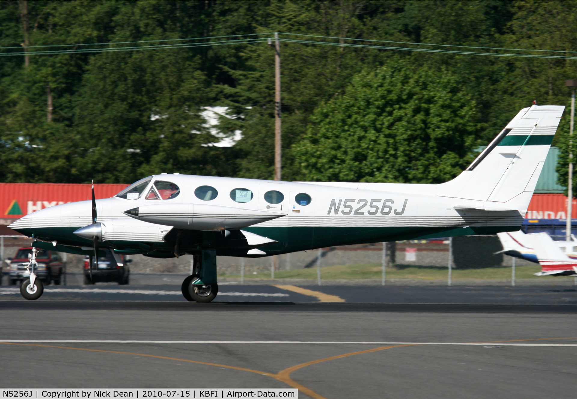 N5256J, 1977 Cessna 340A C/N 340A0403, KBFI