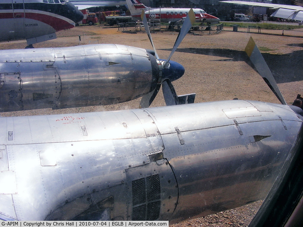 G-APIM, 1958 Vickers Viscount 806 C/N 412, Rolls-Royce RB.53 Dart turboprop engines