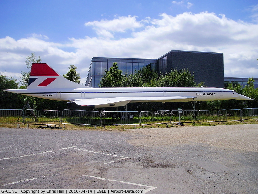 G-CONC, 1989 Cameron Balloons N-90 C/N 2139, G-CONC is a 40% scale model of Concorde in British Airways livery that for nearly 20 years sat on the roundabout at the entrance to the tunnel which passes under the northern runway at Heathrow Airport.