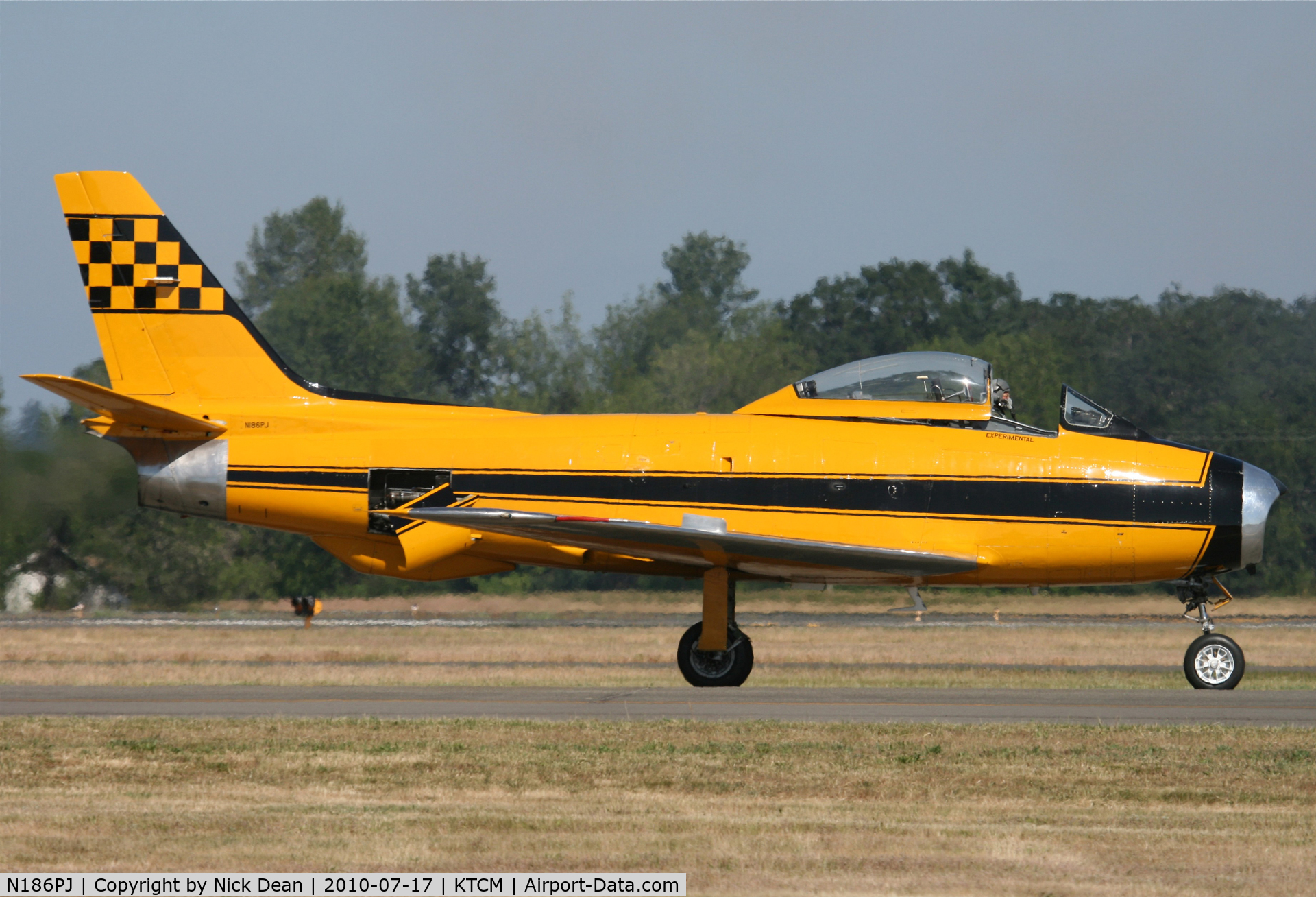 N186PJ, 1958 Canadair F-86E MK.6 C/N 1710, KTCM