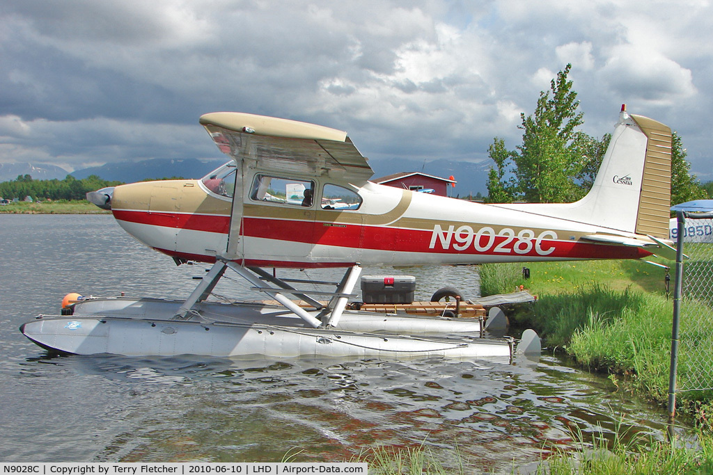 N9028C, 1954 Cessna 180 C/N 31076, 1954 Cessna 180, c/n: 31076 at Lake Hood