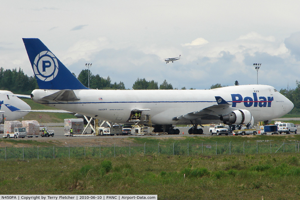 N450PA, 2000 Boeing 747-46NF C/N 30808, 2000 Boeing 747-46NF, c/n: 30808 of Polar at Anchorage