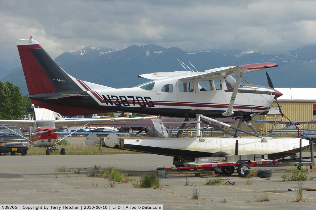N3870G, 1967 Cessna U206B Super Skywagon C/N U206-0870, 1967 Cessna U206B, c/n: U206-0870 at Lake Hood