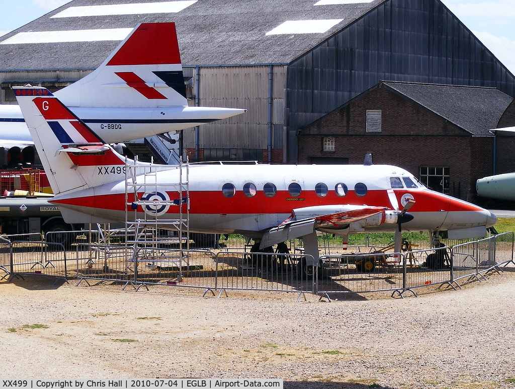 XX499, 1976 Scottish Aviation HP-137 Jetstream T.1 C/N 425, Jetstream T.1 XX499 which is owned by Brooklands college