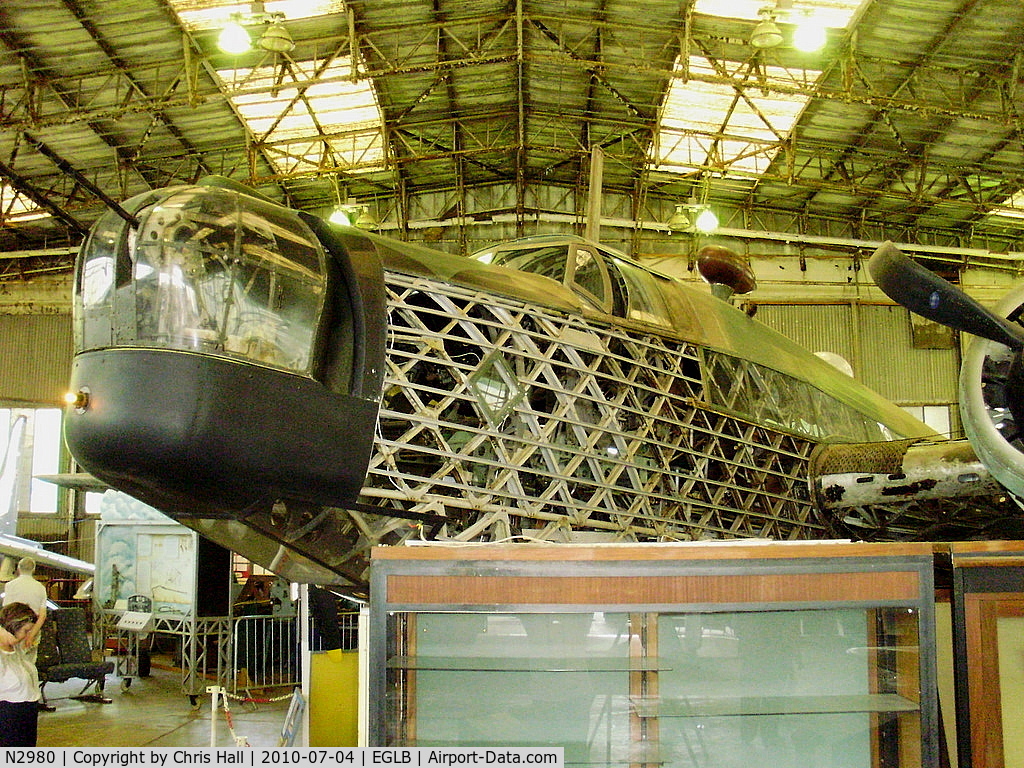 N2980, 1940 Vickers Wellington 1A C/N Not found N2980, N2980 is the only surviving Brooklands-built Wellington. During a training flight on the 31st December 1940 she developed engine trouble and ditched into Loch Ness. All the crew escaped, but the rear gunner was killed when his parachute failed to deploy.