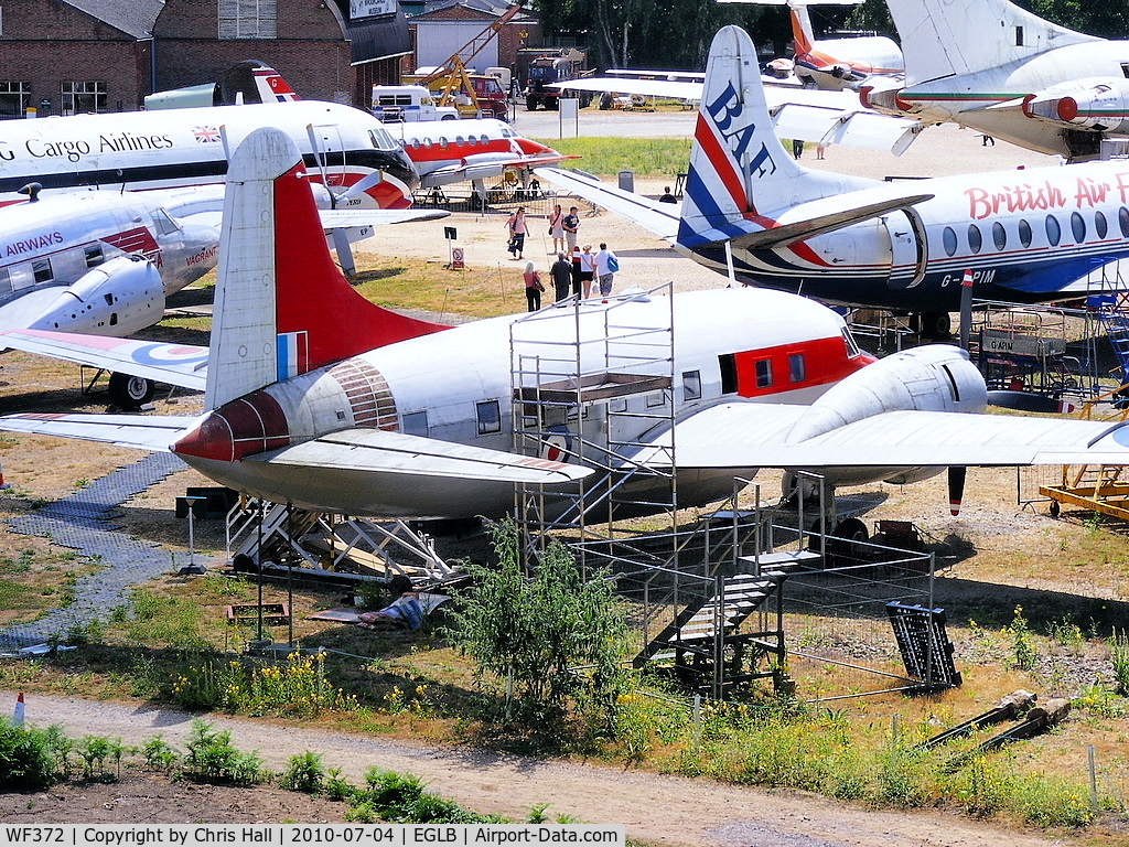 WF372, 1952 Vickers Varsity T.1 C/N 531, Vickers Varsity T.1 preserved at the Brooklands Museum