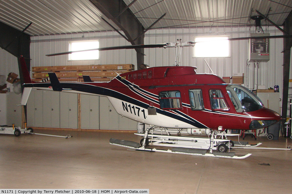 N1171, 1979 Bell 206L-1 LongRanger II C/N 45234, 1979 Bell Helicopter Textron 206L-1, c/n: 45234 at Homer AK