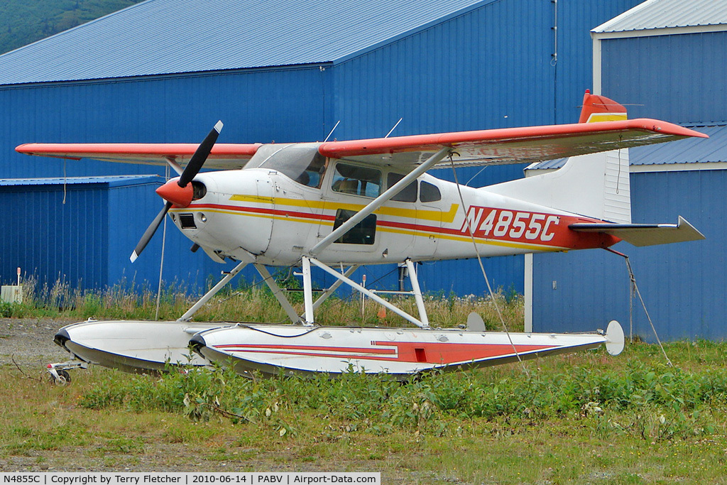 N4855C, 1974 Cessna A185F Skywagon 185 C/N 18502623, 1974 Cessna A185F, c/n: 18502623 at Birchwood