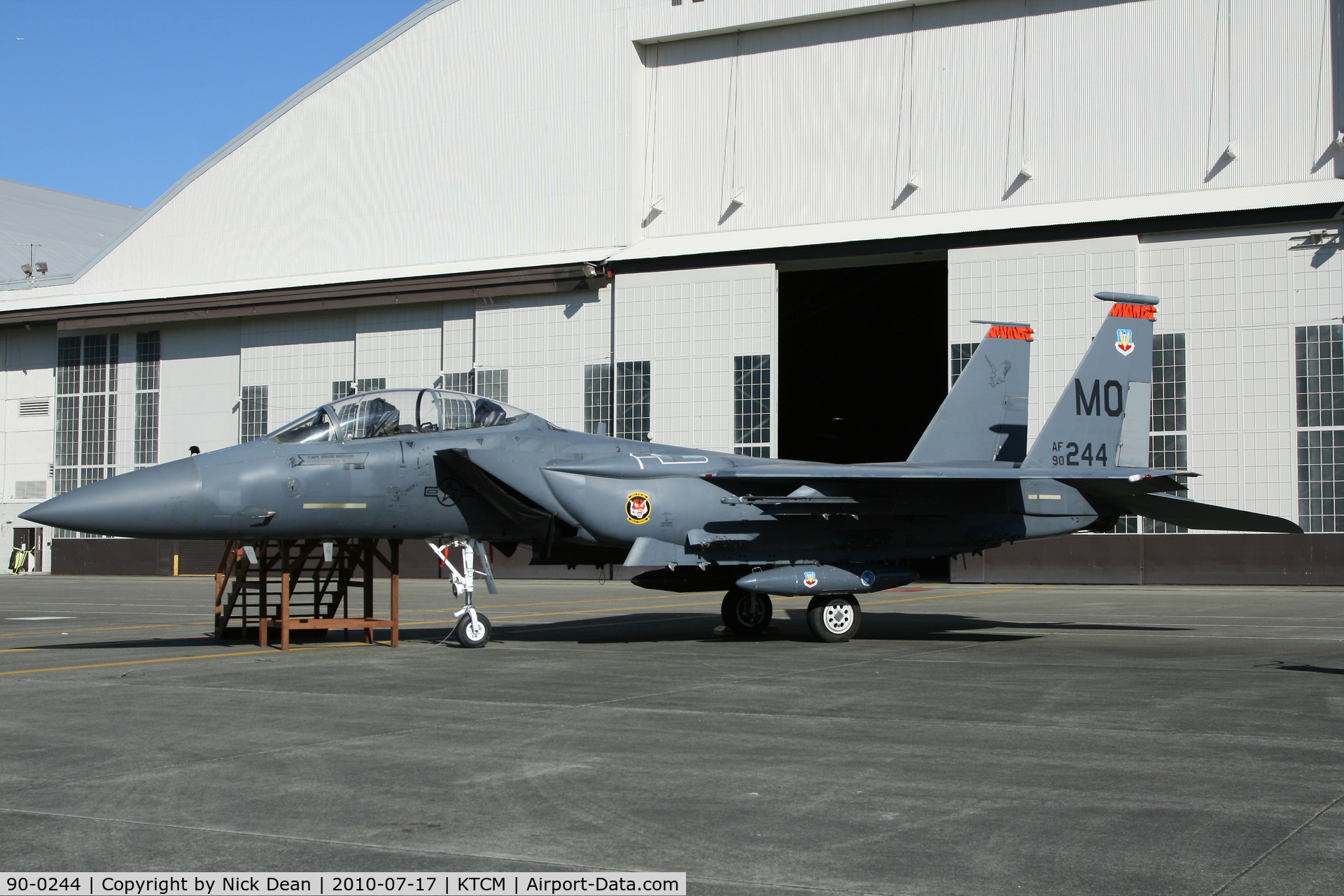 90-0244, 1990 McDonnell Douglas F-15E Strike Eagle C/N 1177/E146, KTCM