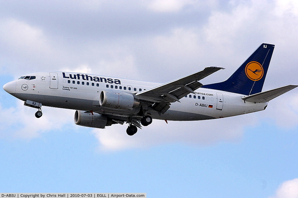 D-ABIU, 1991 Boeing 737-530 C/N 24944, Lufthansa