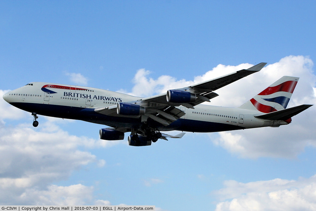 G-CIVH, 1996 Boeing 747-436 C/N 25809, British Airways
