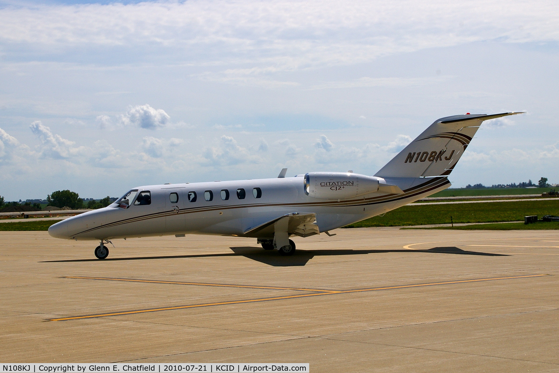 N108KJ, Cessna 525A CitationJet CJ2+ C/N 525A-0416, Preparing for taxi from the PS Air Ramp