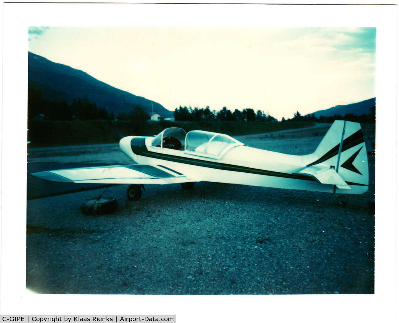 C-GIPE, 1978 Piel CP-301 Emeraude C/N 1491, My name is Klaas Rienks of Revelstoke bc ca
I built this plane in the late 70sh I put 140 hrs on it and sold it. last I heard it was in northern Alta or BC mc kenzie I think I have more pictures with regitration on plane flying.
let me know Klaas
