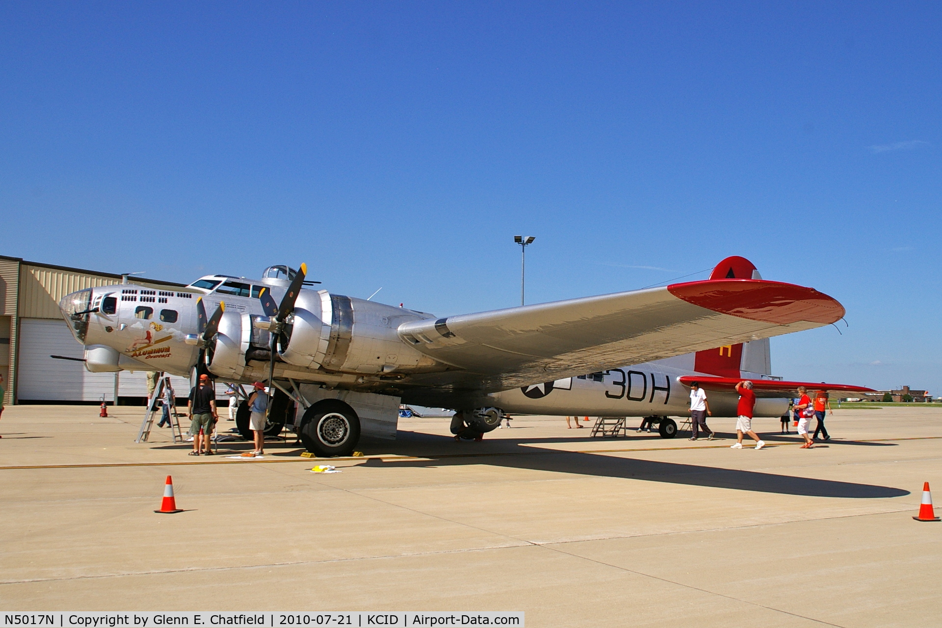 N5017N, 1944 Lockheed/Vega (Boeing) B-17G-105-VE Flying Fortress C/N 8649, Displayed on the PS Air Ramp