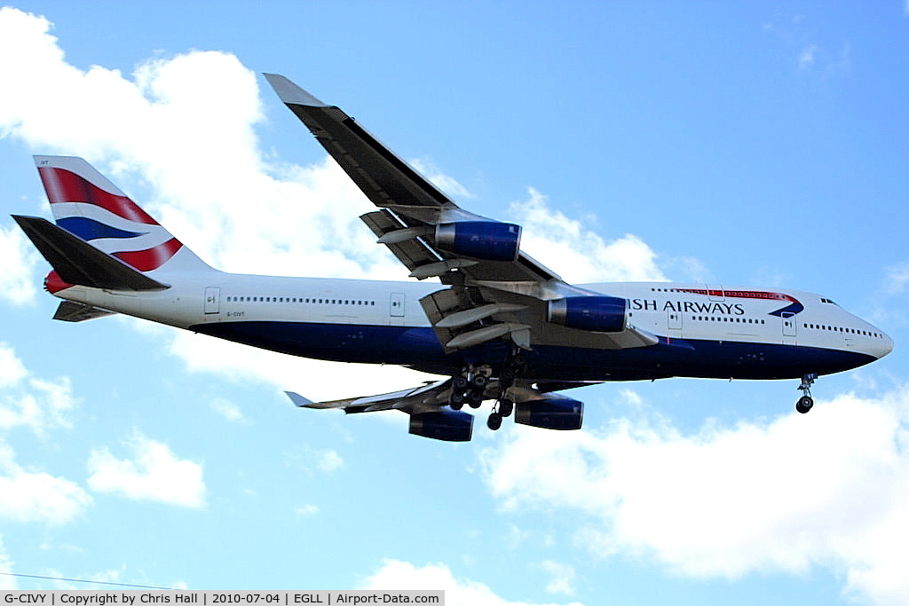 G-CIVY, 1998 Boeing 747-436 C/N 28853, British Airways