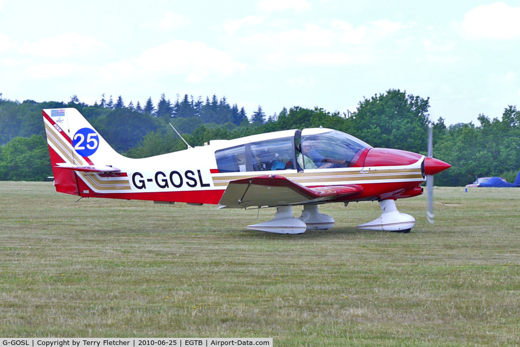 G-GOSL, 1990 Robin DR-400-180 Regent Regent C/N 1974, 1990 Avions Pierre Robin PIERRE ROBIN DR400/180, c/n: 1974 visitor to AeroExpo 2010