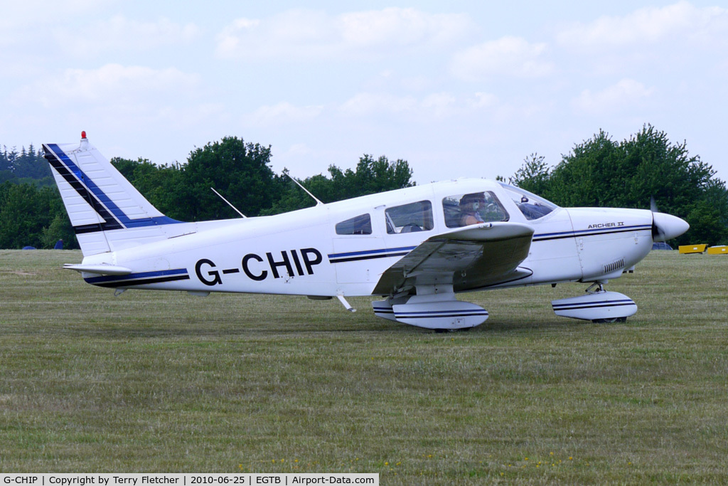 G-CHIP, 1982 Piper PA-28-181 Cherokee Archer II C/N 28-8290095, 1982 Piper PIPER PA-28-181, c/n: 28-8290095 visitor to AeroExpo 2010