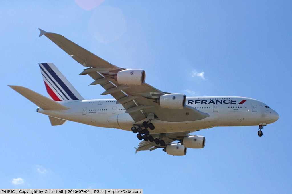 F-HPJC, 2009 Airbus A380-861 C/N 043, Air France