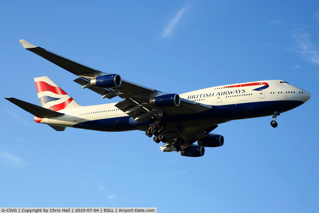 G-CIVG, 1995 Boeing 747-436 C/N 25813, British Airways
