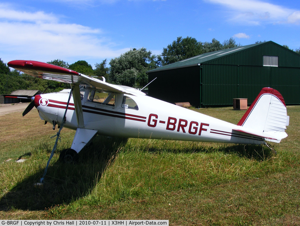 G-BRGF, 1947 Luscombe 8E Silvaire C/N 5475, at Hinton in the Hedges