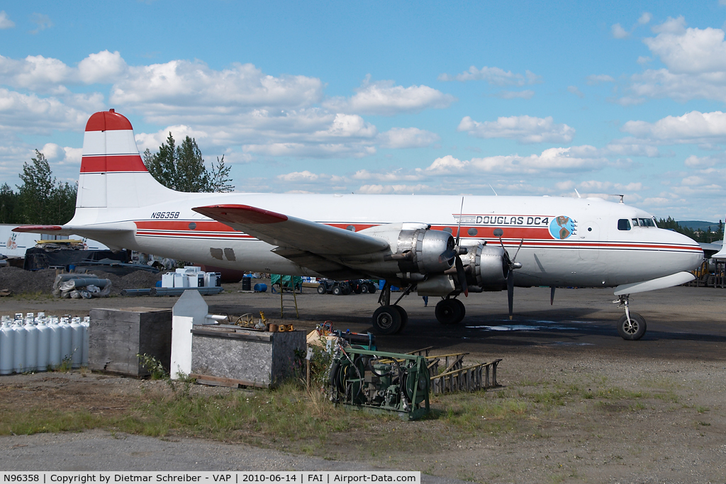 N96358, 1944 Douglas C-54E C/N 27284, Brooks Air DC4