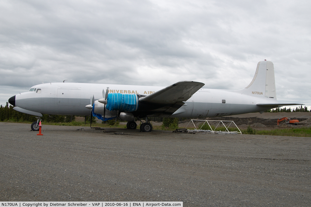 N170UA, 1958 Douglas DC-6A C/N 45518, Universal Airlines DC6