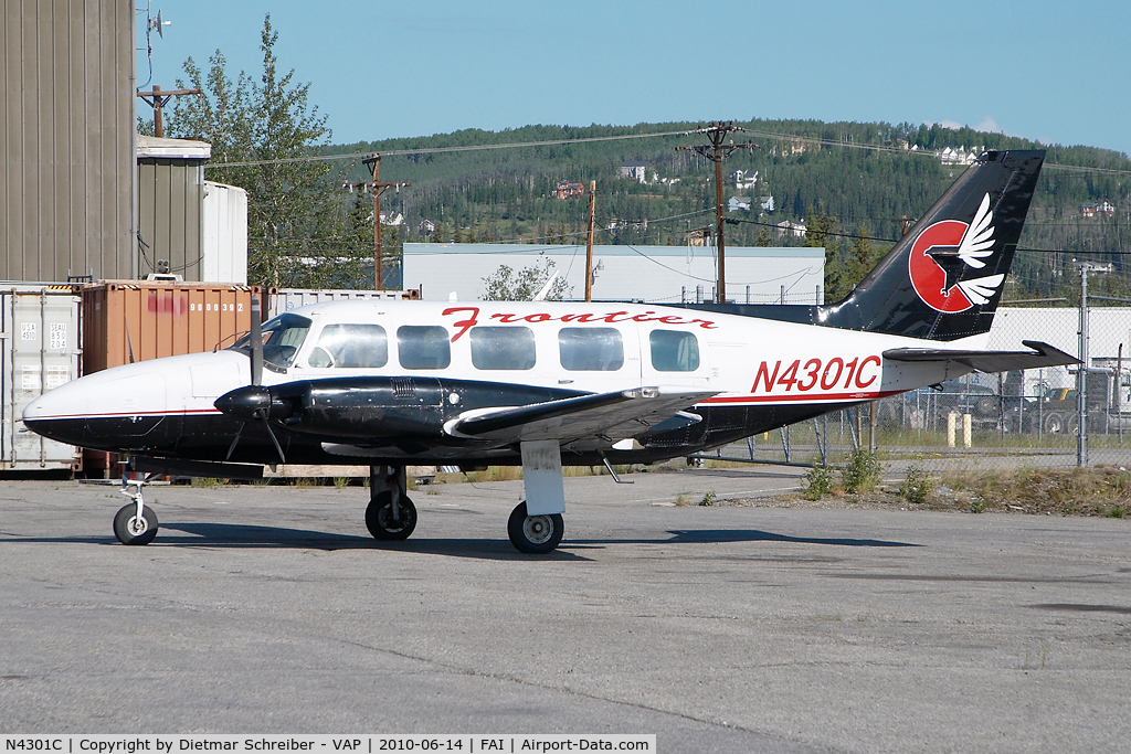 N4301C, 1983 Piper PA-31-350 Chieftain C/N 31-8353001, Frontier Piper 31
