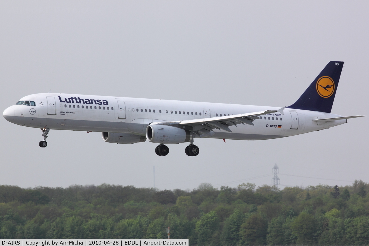 D-AIRS, 1996 Airbus A321-131 C/N 0595, Lufthansa, Airbus A321-131, CN: 595, Aircraft Name: Husum