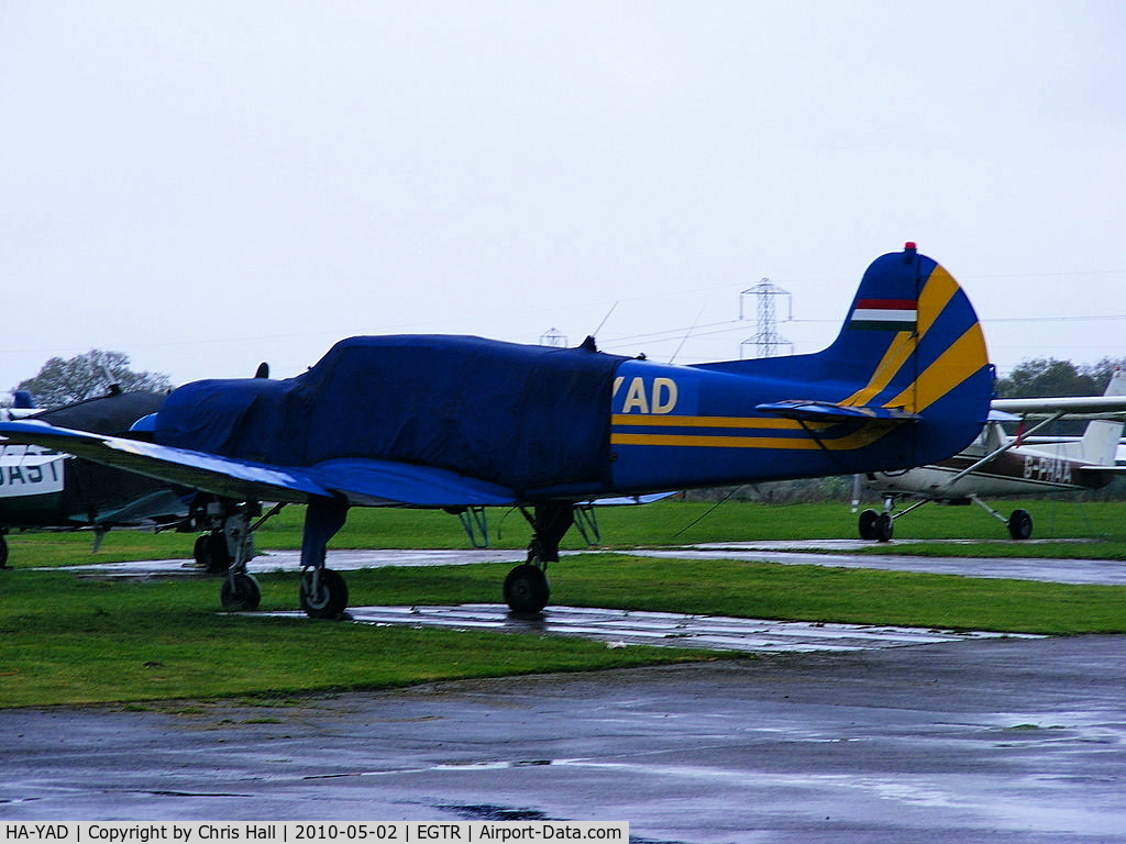 HA-YAD, 1983 Yakovlev Yak-18T C/N 22202054812, privately owned Yakovlev Yak-18T based at Elstree