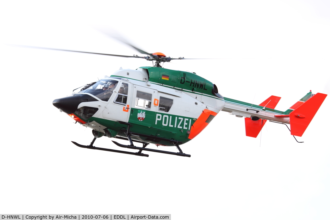 D-HNWL, Eurocopter-Kawasaki BK-117A-3 C/N 7212, Police, Eurocpter BK-117 B-2, CN: 7212