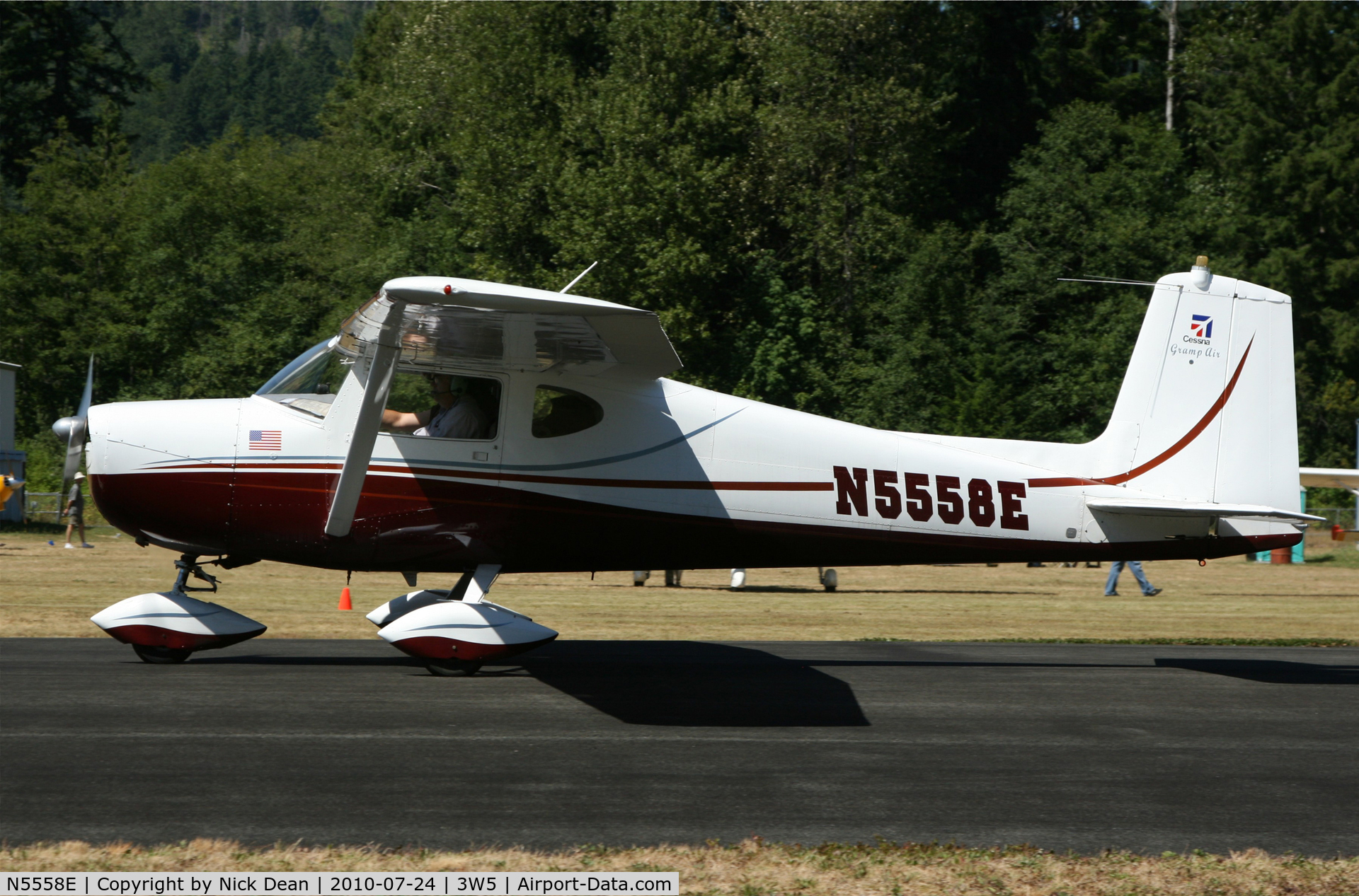 N5558E, 1958 Cessna 150 C/N 17058, 3W5