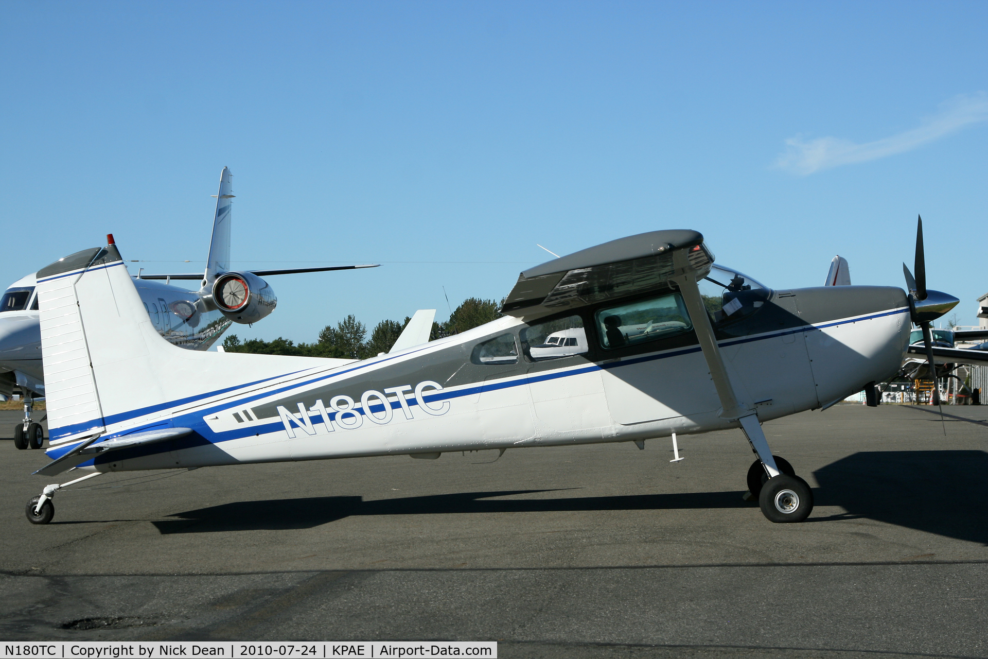 N180TC, 1974 Cessna 180J C/N 18052455, KPAE