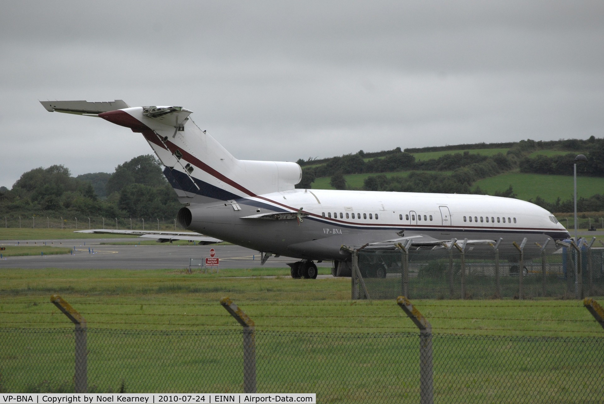 VP-BNA, 1967 Boeing 727-21 C/N 19262, A long time resident of Shannon VP-BNA has been moved to the 'Air Atlanta' ramp.