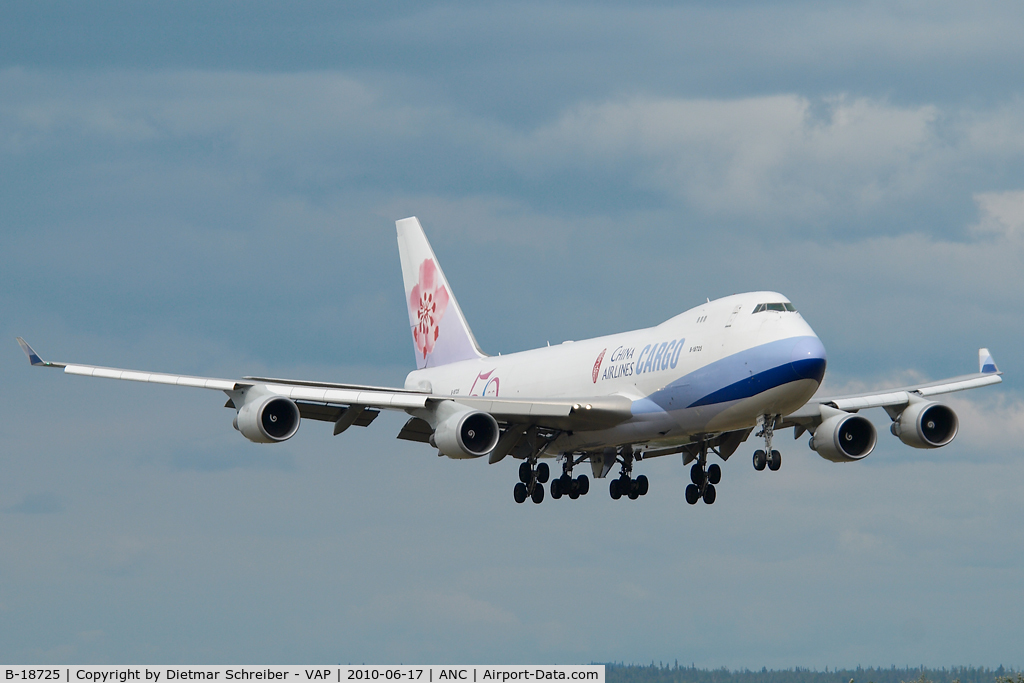 B-18725, 2007 Boeing 747-409F/SCD C/N 30771, China Airlines Boeing 747-400