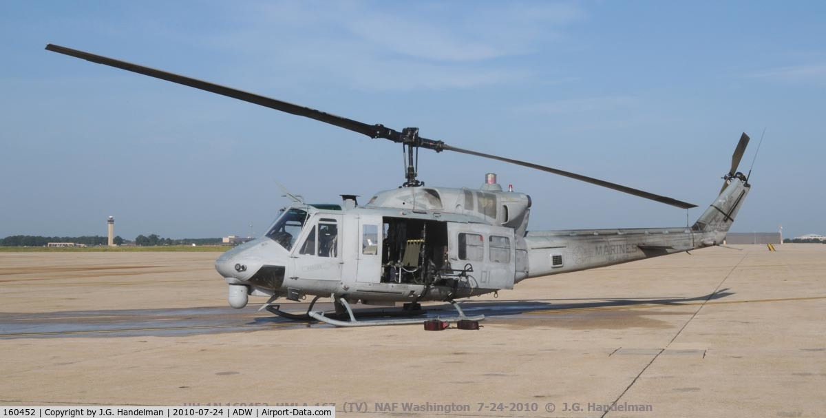 160452, Bell UH-1N Iroquois C/N 31744, UH-1N at NAF Washington