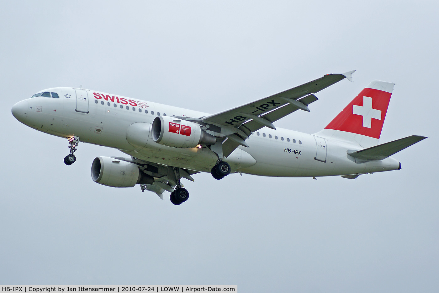 HB-IPX, 1996 Airbus A319-112 C/N 612, Swiss Air Lines