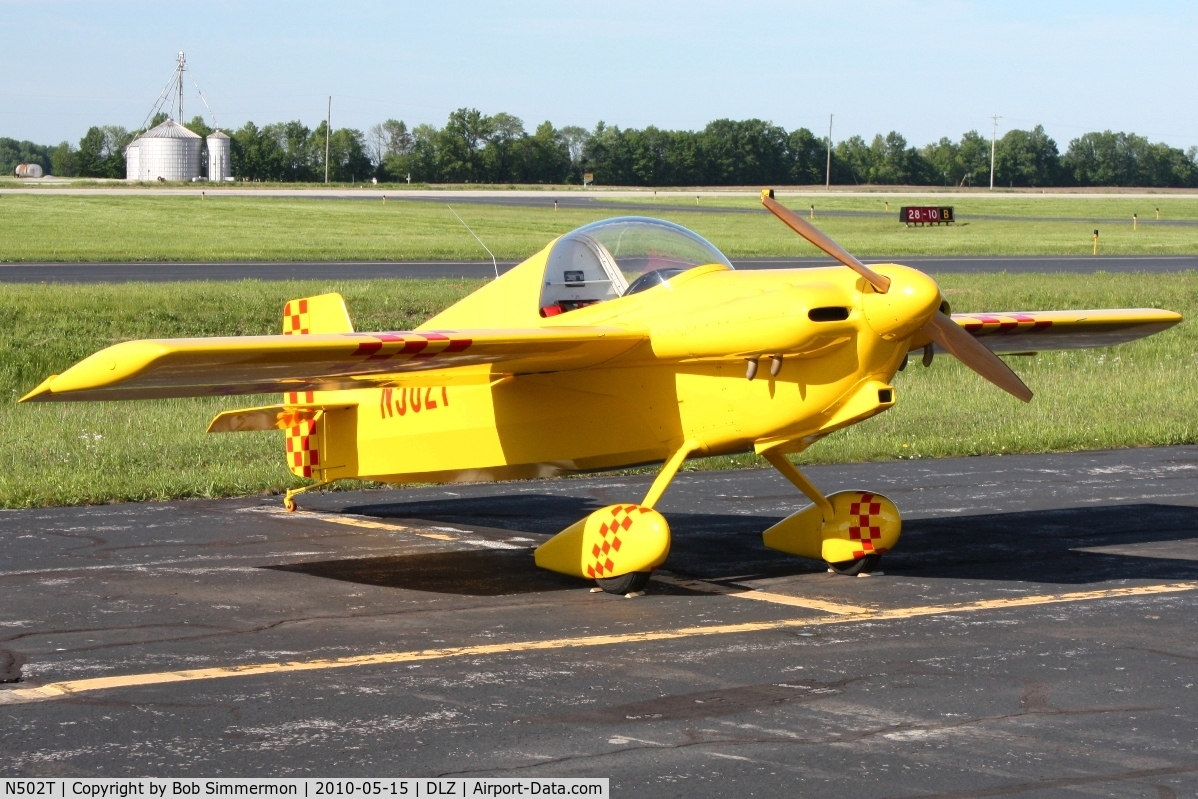 N502T, Cassutt Sport C/N 1001, On the ramp at Delaware, Ohio during the EAA fly-in breakfast.