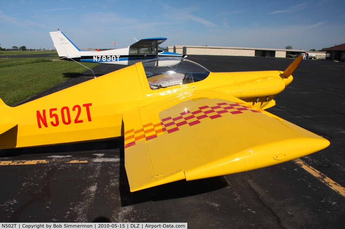 N502T, Cassutt Sport C/N 1001, On the ramp at Delaware, Ohio during the EAA fly-in breakfast.