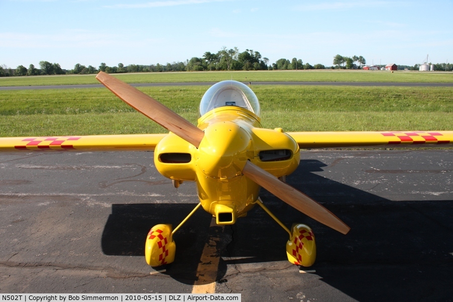 N502T, Cassutt Sport C/N 1001, On the ramp at Delaware, Ohio during the EAA fly-in breakfast.