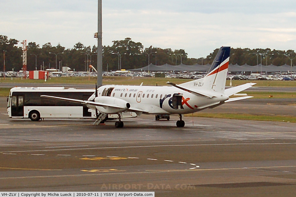 VH-ZLV, Saab 340B C/N 340B-386, At Sydney